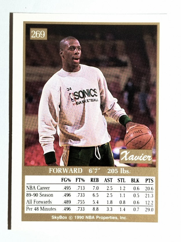 1990-91 SkyBox #269 Xavier McDaniel