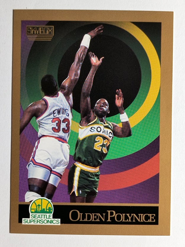1990-91 SkyBox #272 Olden Polynice