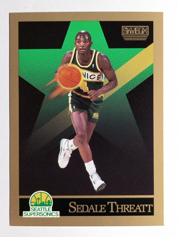 1990-91 SkyBox #273 Sedale Threatt