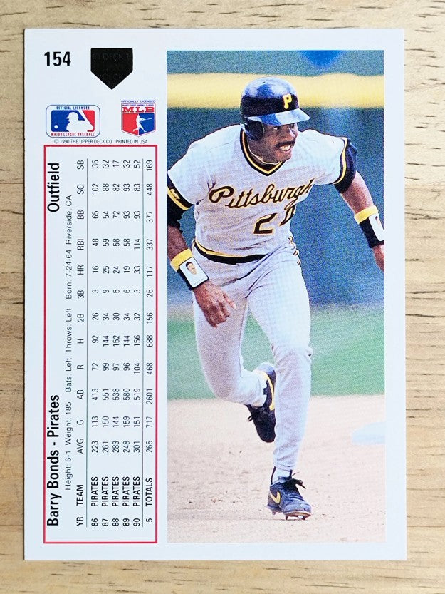 1991 Upper Deck #154 Barry Bonds