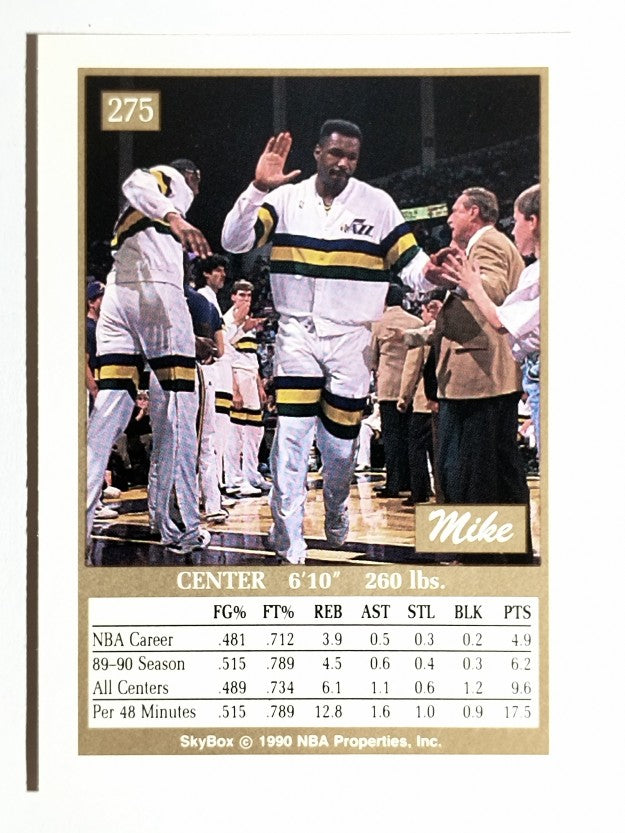 1990-91 SkyBox #275 Mike Brown