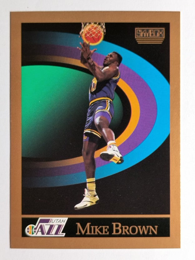 1990-91 SkyBox #275 Mike Brown