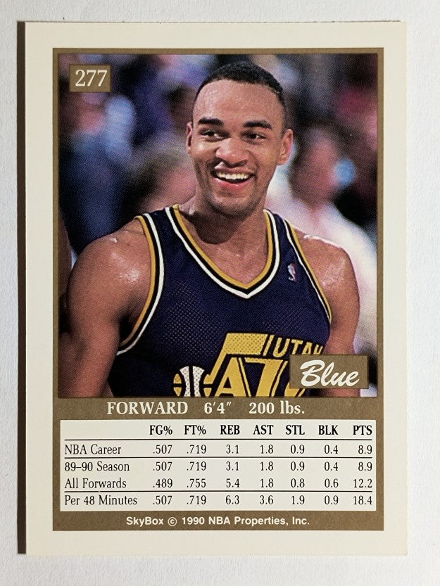 1990-91 SkyBox #277 Blue Edwards RC