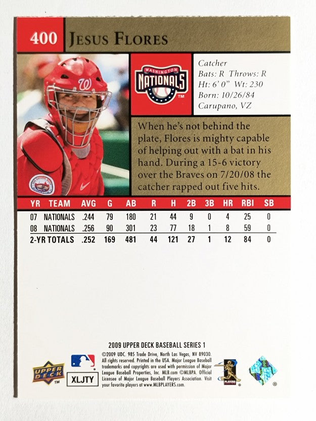 2009 Upper Deck #400 Jesus Flores