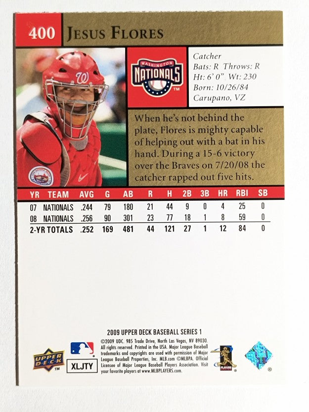 2009 Upper Deck #400 Jesus Flores