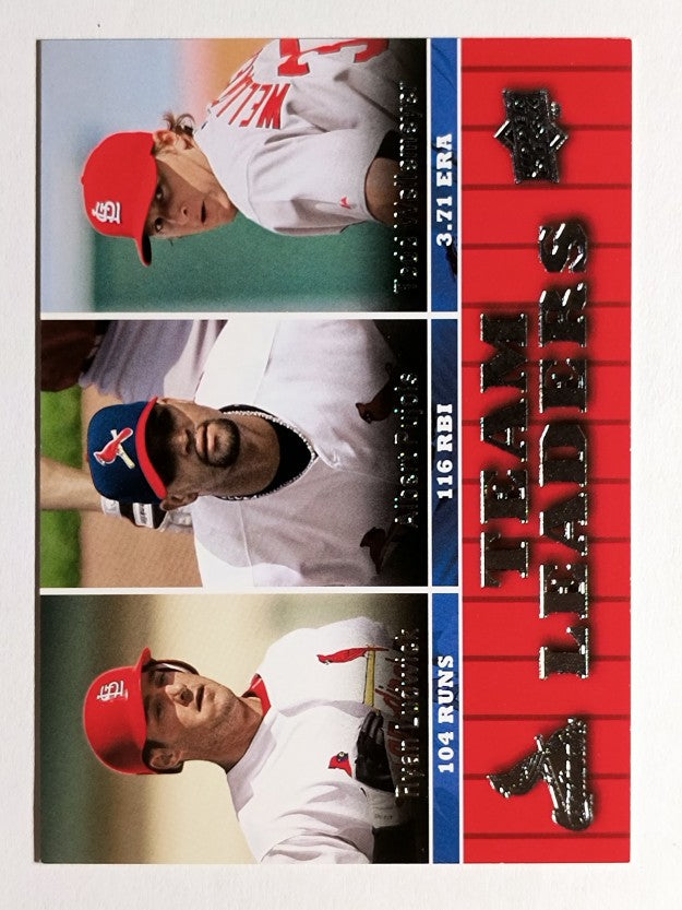 2009 Upper Deck #436 Ryan Ludwick/Albert Pujols/Todd Wellemeyer TL