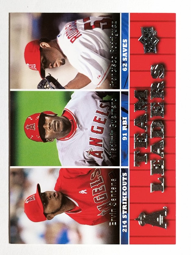 2009 Upper Deck #458 Ervin Santana/Vladimir Guerrero/Francisco Rodriguez TL