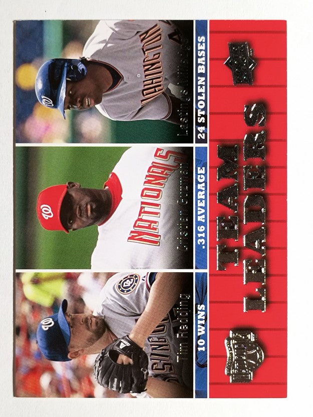 2009 Upper Deck #460 Tim Redding/Cristian Guzman/Lastings Milledge TL