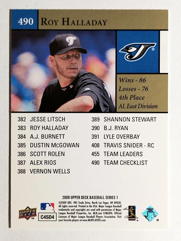 2009 Upper Deck #490 Roy Halladay CL