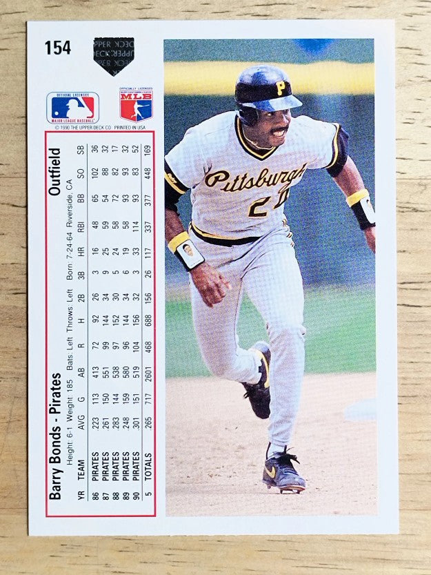 1991 Upper Deck #154 Barry Bonds