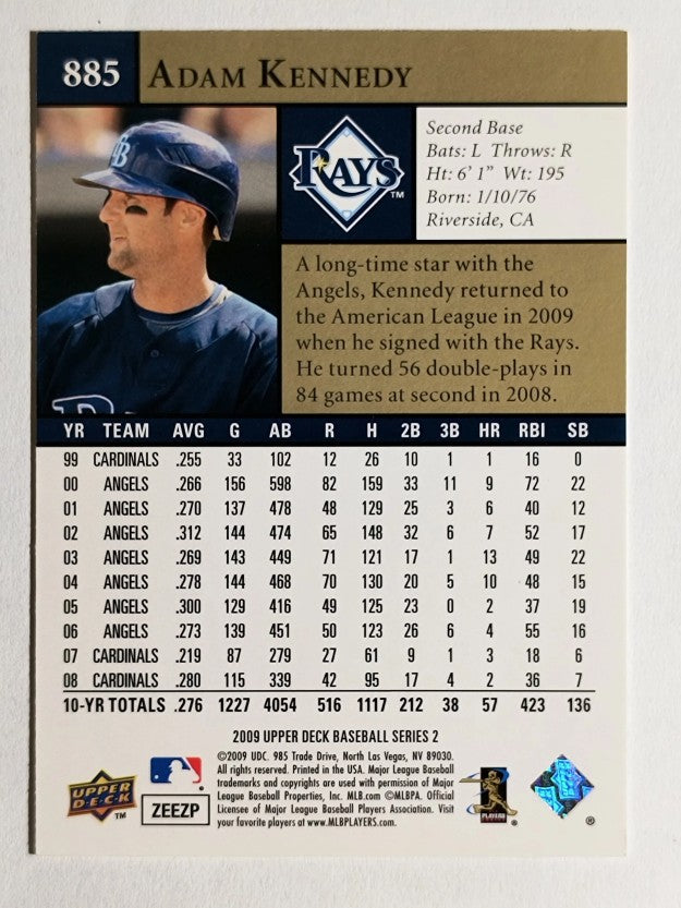 2009 Upper Deck #885 Adam Kennedy