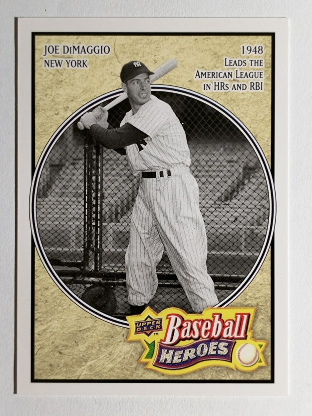 2010 Upper Deck Baseball Heroes #BH6 Joe DiMaggio (NM)