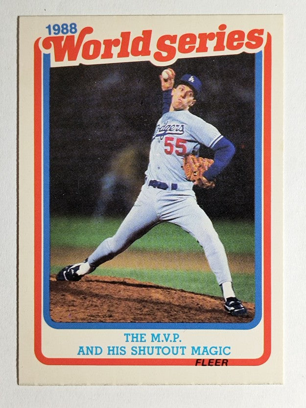 1989 Fleer World Series #11 Orel Hershiser