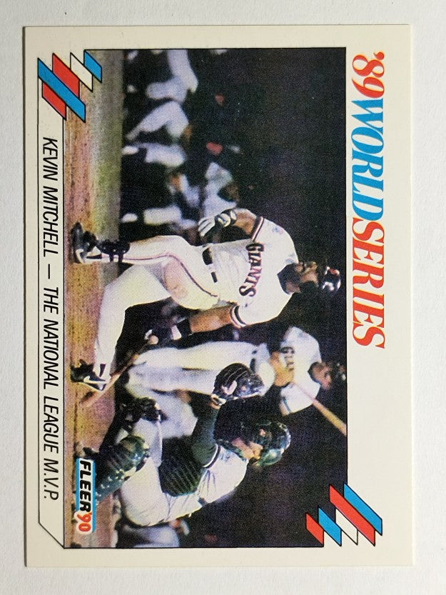 1990 Fleer World Series #2 Kevin Mitchell