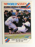 1990 Fleer World Series #7 Terry Steinbach