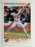 1990 Fleer World Series #8 Dave Stewart