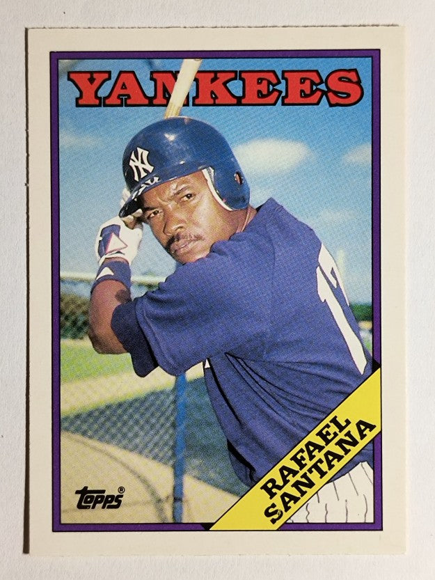 1988 Topps Traded #101T Rafael Santana
