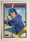 1988 Topps Traded #101T Rafael Santana