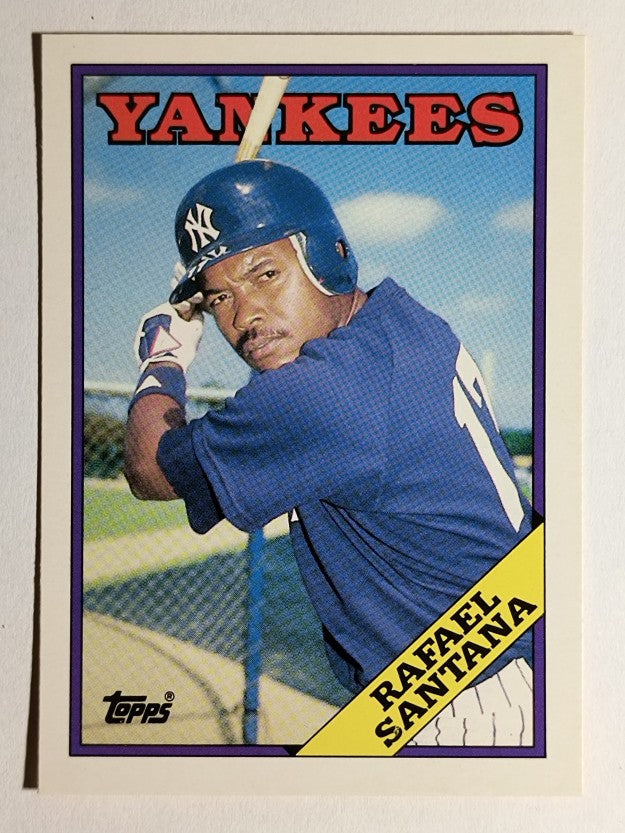 1988 Topps Traded #101T Rafael Santana
