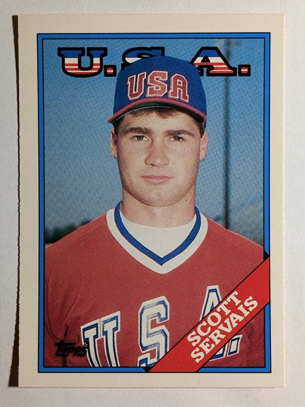 1988 Topps Traded #106T Scott Servais OLY XRC