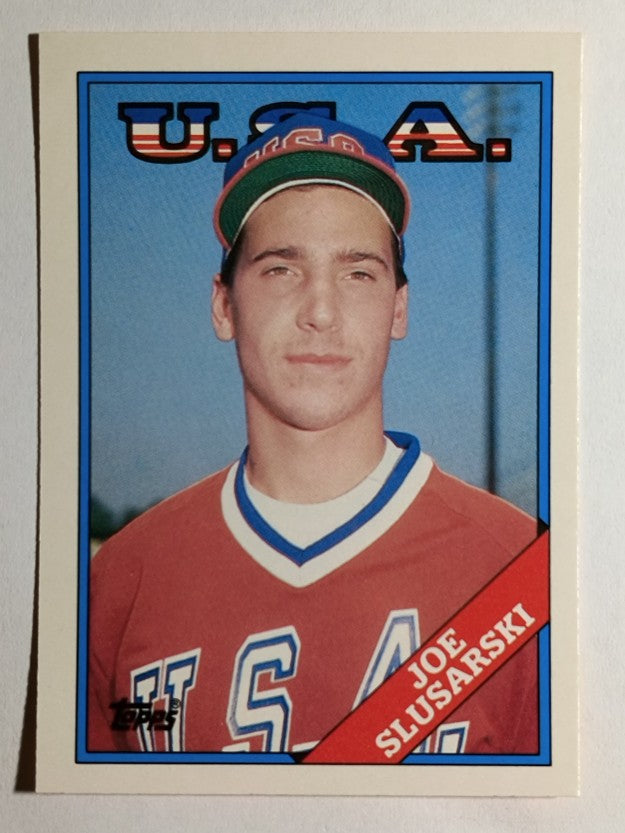 1988 Topps Traded #109T Joe Slusarski OLY XRC