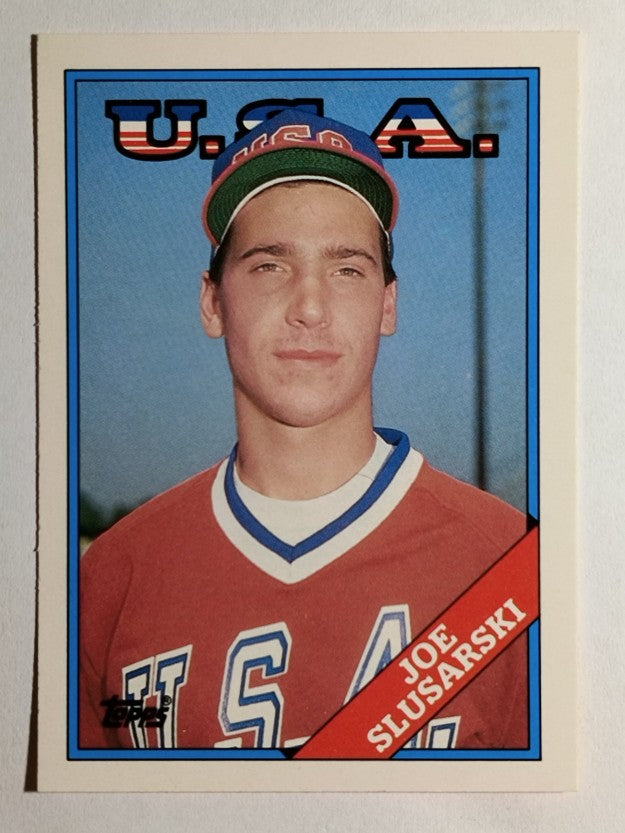 1988 Topps Traded #109T Joe Slusarski OLY XRC