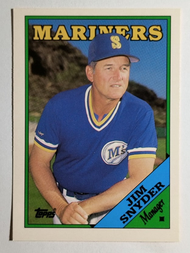 1988 Topps Traded #112T Jim Snyder MG