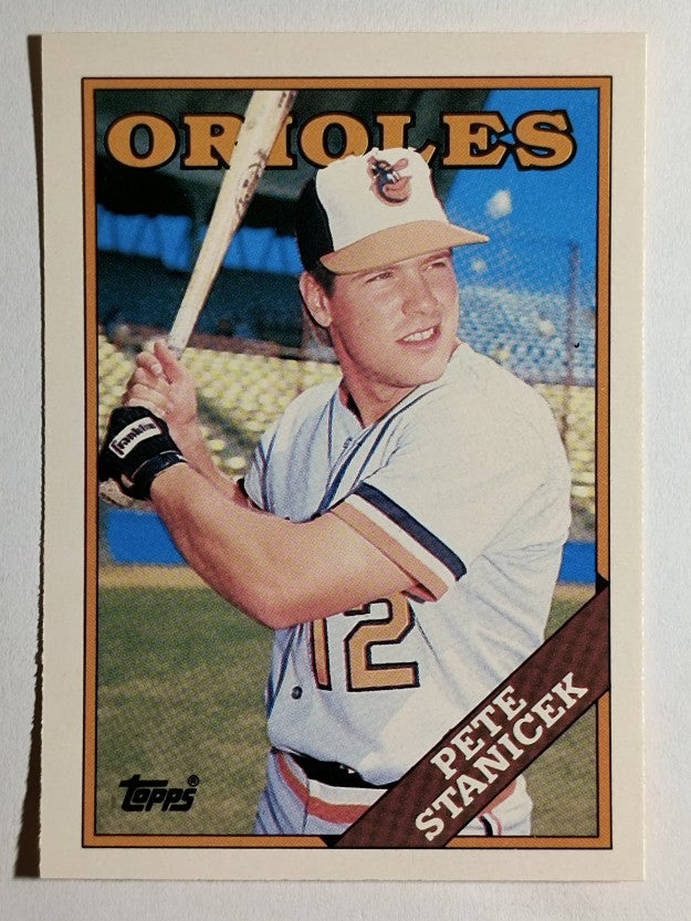 1988 Topps Traded #114T Pete Stanicek RC