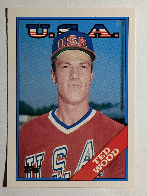 1988 Topps Traded #130T Ted Wood OLY XRC