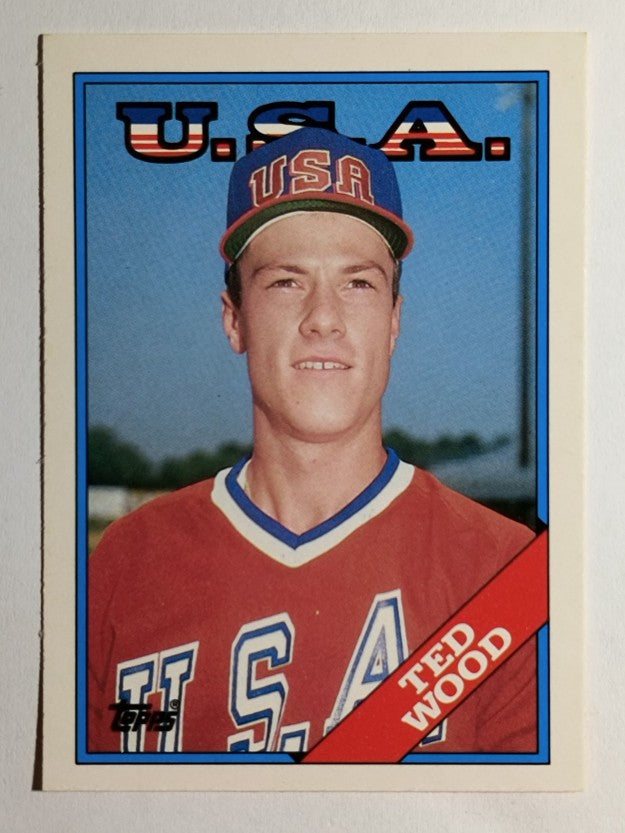 1988 Topps Traded #130T Ted Wood OLY XRC