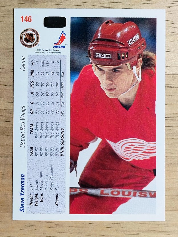 1991-92 Upper Deck #146 Steve Yzerman