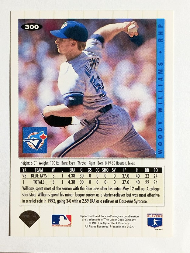 1994 Collector's Choice #300 Woody Williams