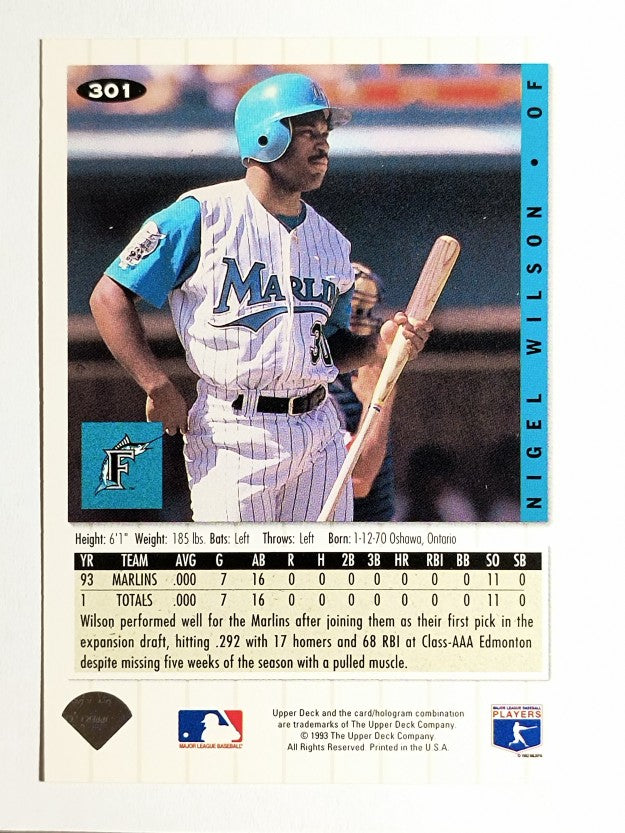 1994 Collector's Choice #301 Nigel Wilson