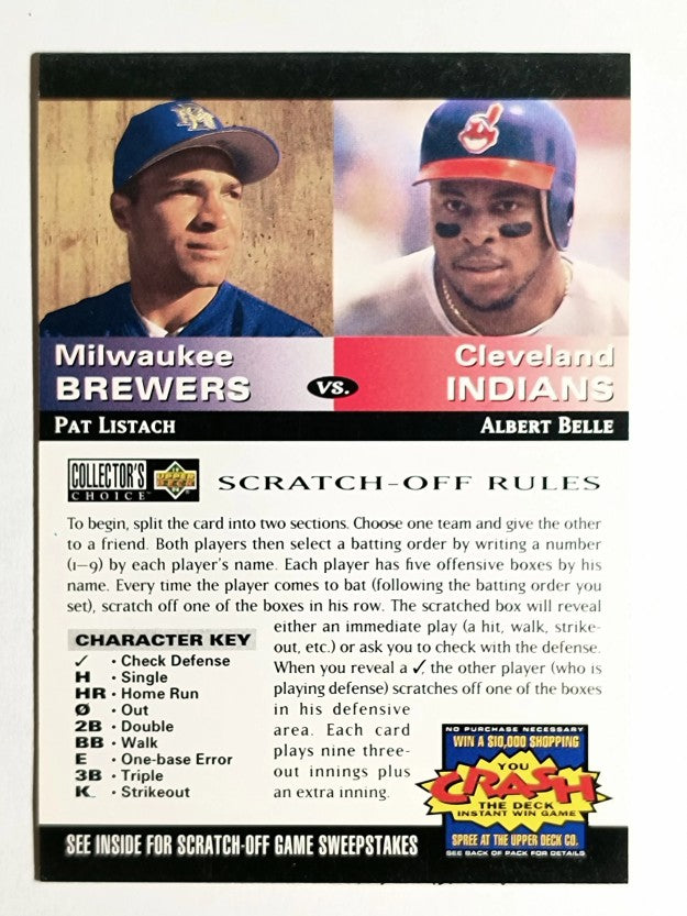 1994 Collector's Choice Team vs. Team #9 Pat Listach/Albert Belle