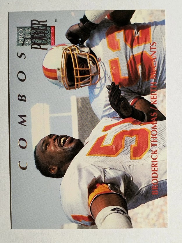 1992 Power Combos #4 Broderick Thomas/Keith McCants