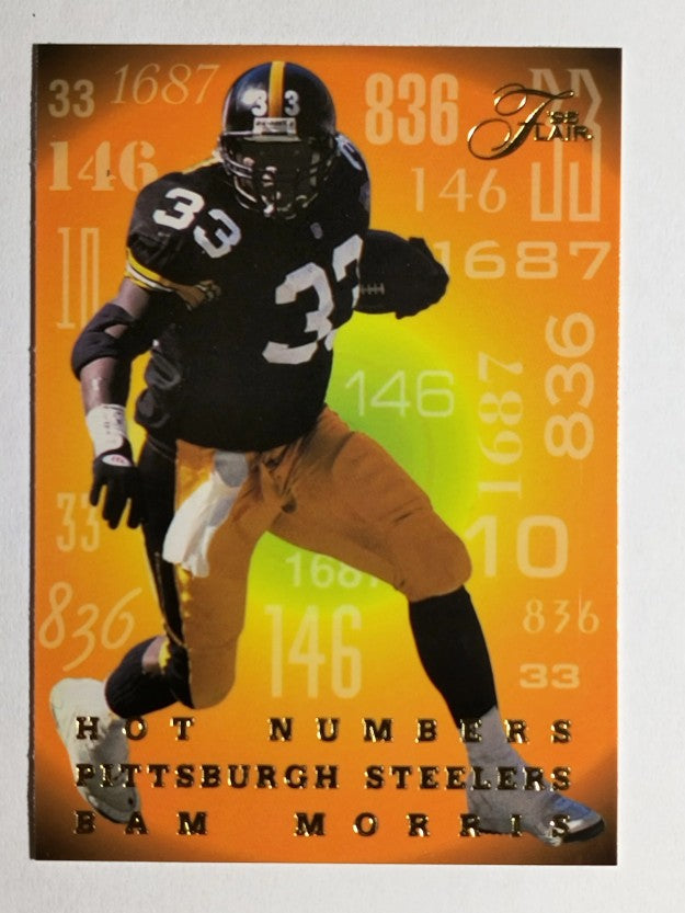 1995 Flair Hot Numbers #8 Byron Bam Morris