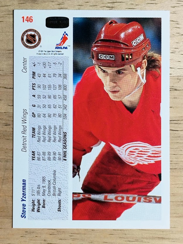 1991-92 Upper Deck #146 Steve Yzerman