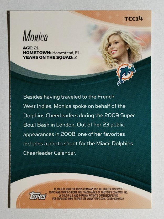 2009 Topps Chrome Cheerleaders #TCC14 Monica