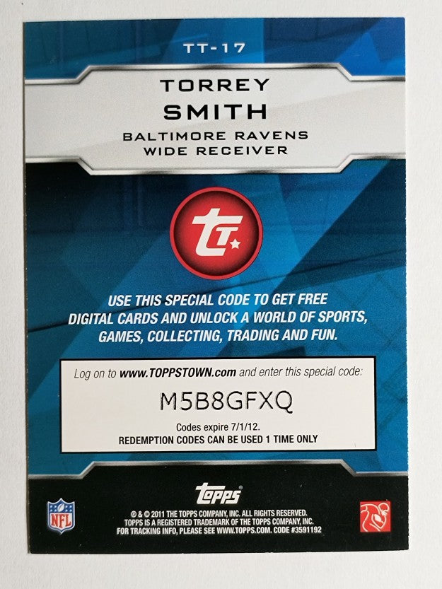 2011 Topps Topps Town #TT17 Torrey Smith