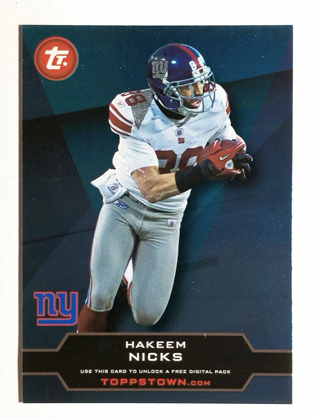 2011 Topps Topps Town #TT18 Hakeem Nicks