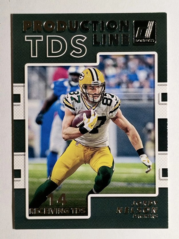 2017 Donruss Production Line Touchdowns #11 Jordy Nelson