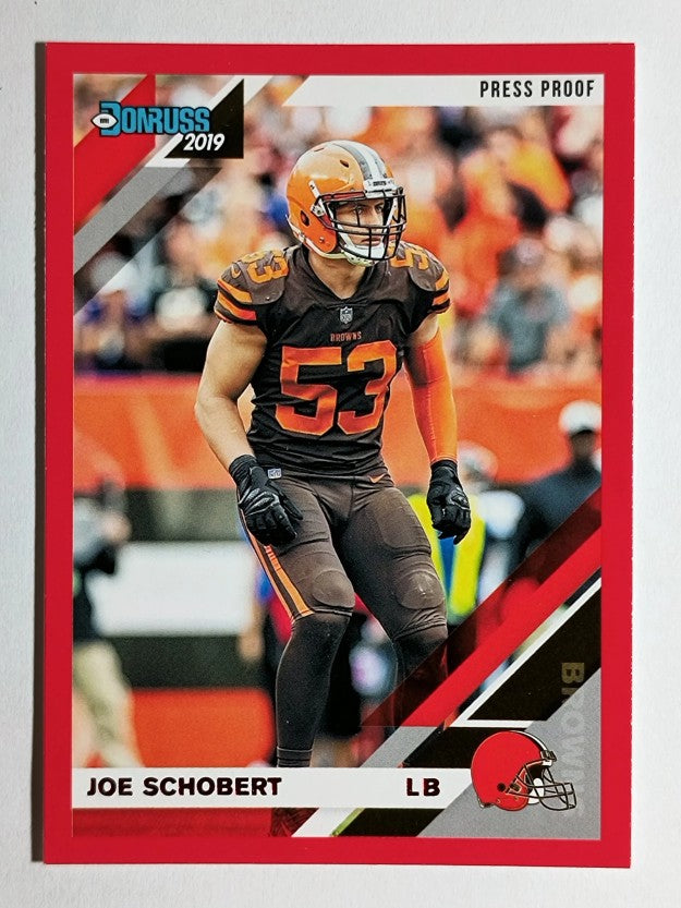 2019 Donruss Press Proof Red #71 Joe Schobert