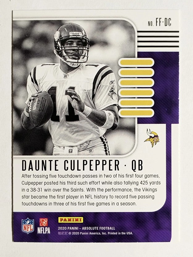 2020 Absolute Fantasy Flashback #8 Daunte Culpepper