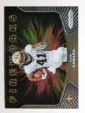 2020 Panini Prizm Fireworks #7 Alvin Kamara