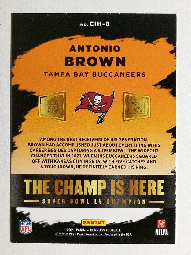 2021 Donruss Champ is Here #8 Antonio Brown
