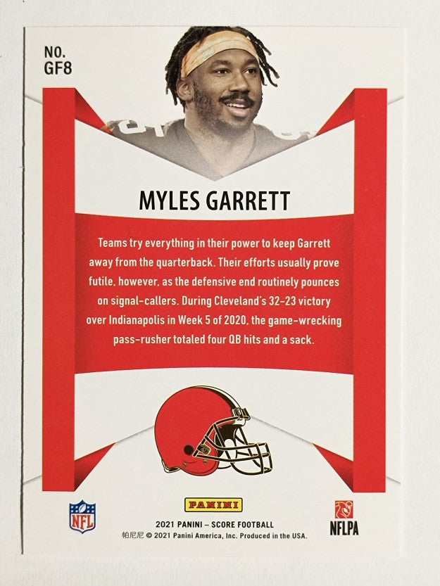 2021 Score Game Face #8 Myles Garrett