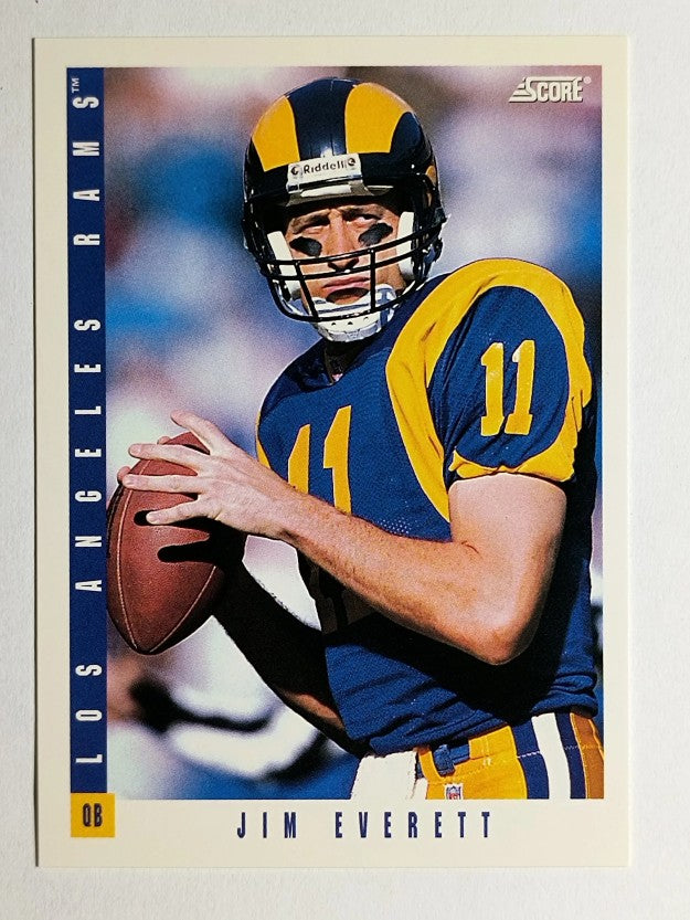 1993 Score Ore-Ida QB Club #7 Jim Everett