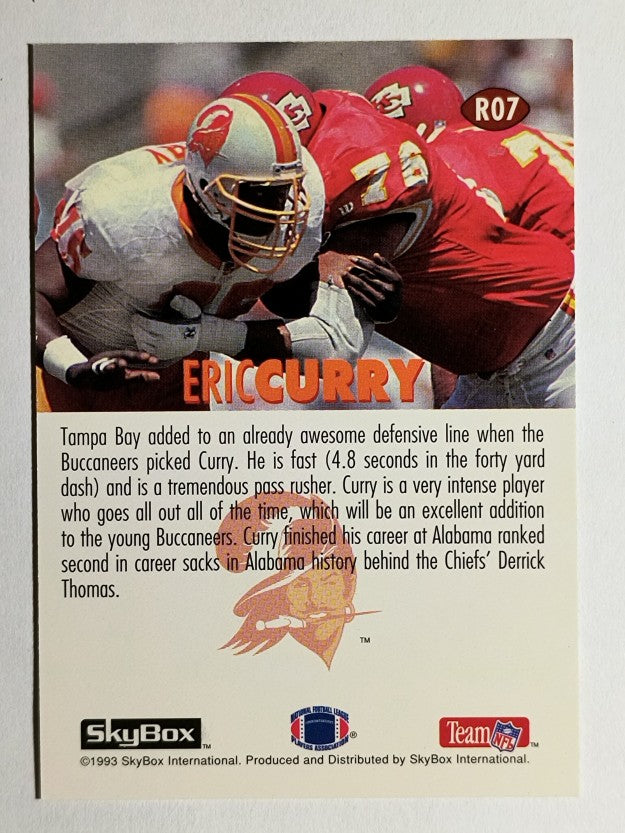 1993 SkyBox Impact Rookie Redemption #R7 Eric Curry