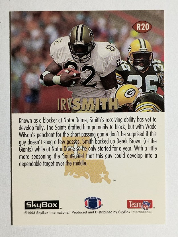 1993 SkyBox Impact Rookie Redemption #R20 Irv Smith