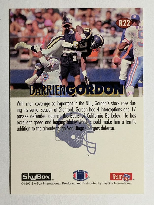 1993 SkyBox Impact Rookie Redemption #R22 Darrien Gordon